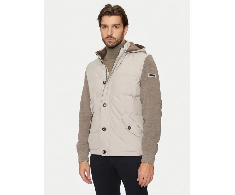 obrazek 1 Bugatti Kurtka przejściowa 7600 65559B Beżowy Regular Fit