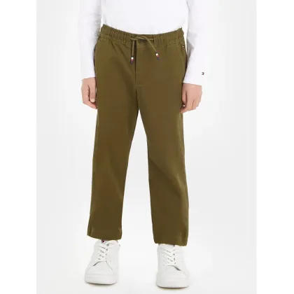 Zdjęcie Tommy Hilfiger Spodnie materiałowe KB0KB08469 Zielony Regular Fit