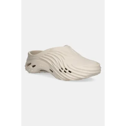 Zdjęcie Crocs klapki Echo Wave Clog kolor beżowy 210521.0LL