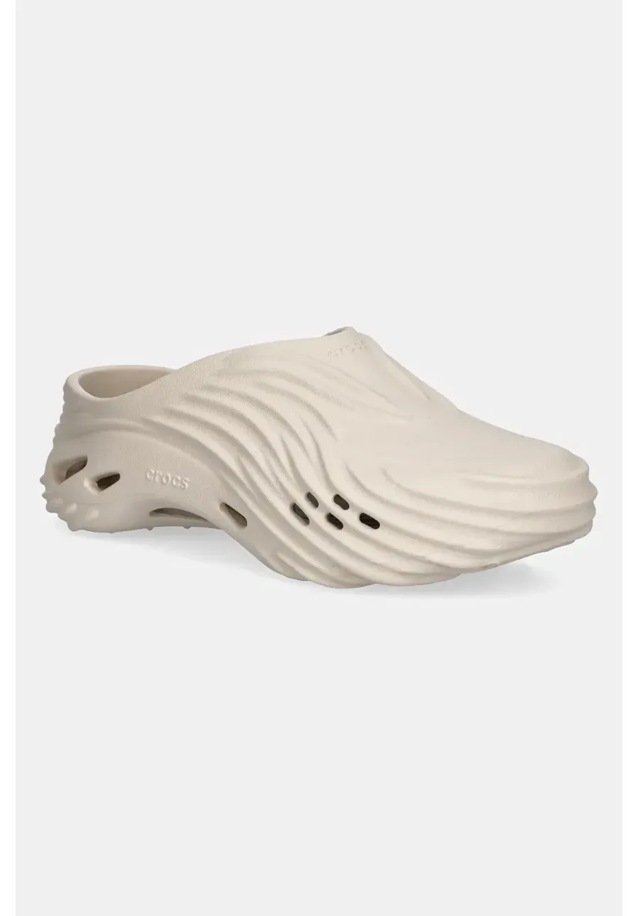 obrazek 1 Crocs klapki Echo Wave Clog kolor beżowy 210521.0LL