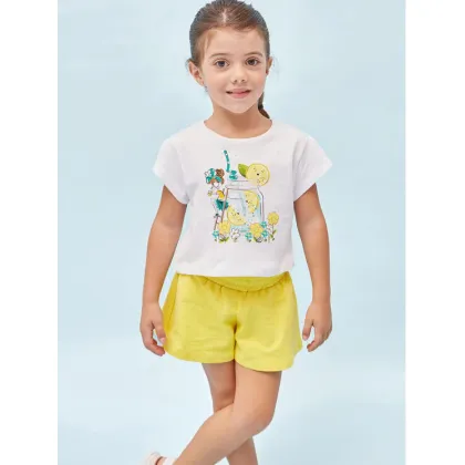 Zdjęcie Mayoral Komplet t-shirt i szorty sportowe 3213 Kolorowy Regular Fit