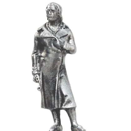 Zdjęcie Elegancki nóż do otwierania listów z figurką Friedricha Schillera