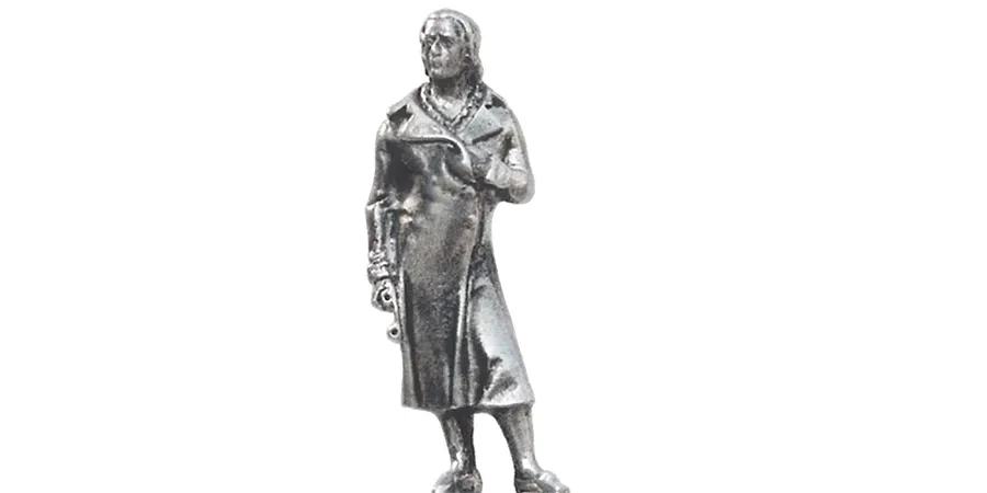 obrazek 1 Elegancki nóż do otwierania listów z figurką Friedricha Schillera