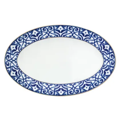 Zdjęcie Cudowny półmisek, talerz porcelanowy do jadalni