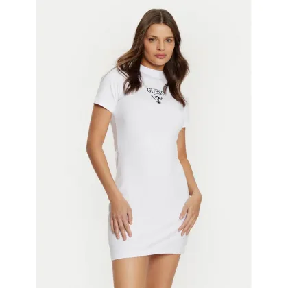 Zdjęcie Guess Sukienka codzienna V4YK02 KCDH1 Biały Slim Fit