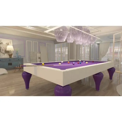 Zdjęcie Stylowy i nowoczesny stół do bilarda 200 x 100 cm – MBM Billiardi