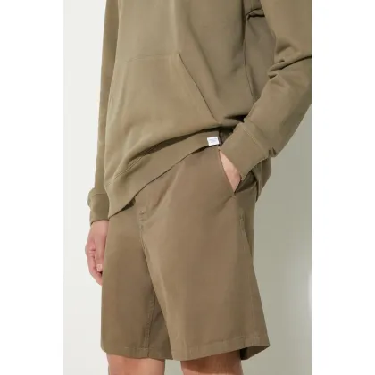 Zdjęcie Norse Projects szorty bawełniane Aros Regular Organic kolor zielony N35.0597.8076