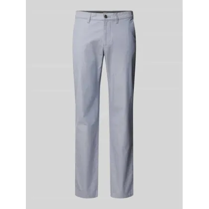 Zdjęcie Chinosy o kroju regular fit z fakturowanym wzorem
