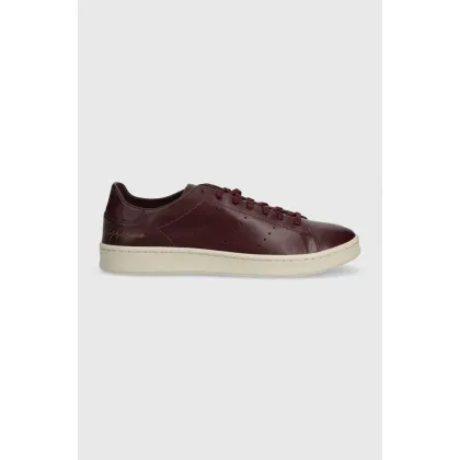 Zdjęcie Y-3 sneakersy skórzane Stan Smith kolor bordowy IG4038