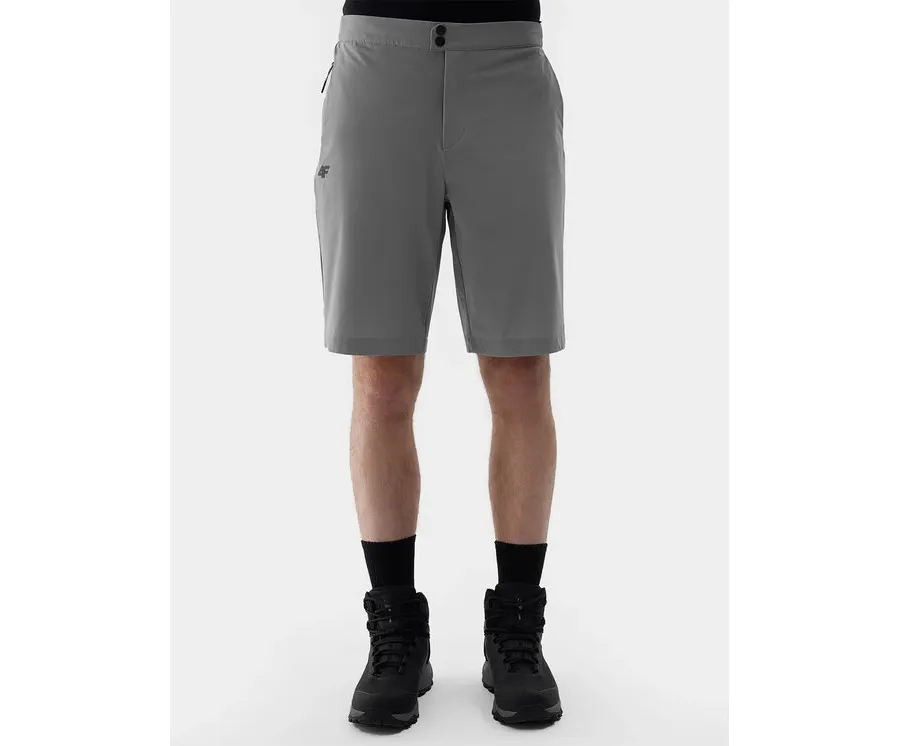 obrazek 1 4F Szorty materiałowe 4FWSS24TFSHM425 Szary Regular Fit