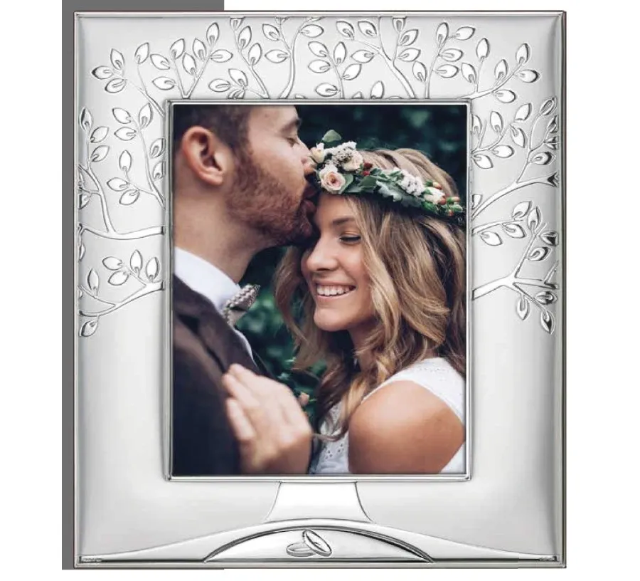 obrazek 1 Stylowa srebrna ramka na zdjęcia 13х18 cm na rocznicę ślubu