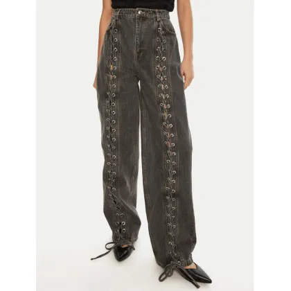 Zdjęcie ROTATE Jeansy 113887 Czarny Regular Fit