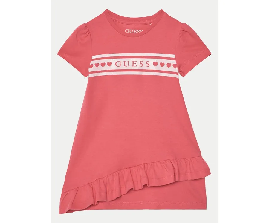 obrazek 1 Guess Sukienka codzienna K5RK04 KA6W4 Różowy Regular Fit