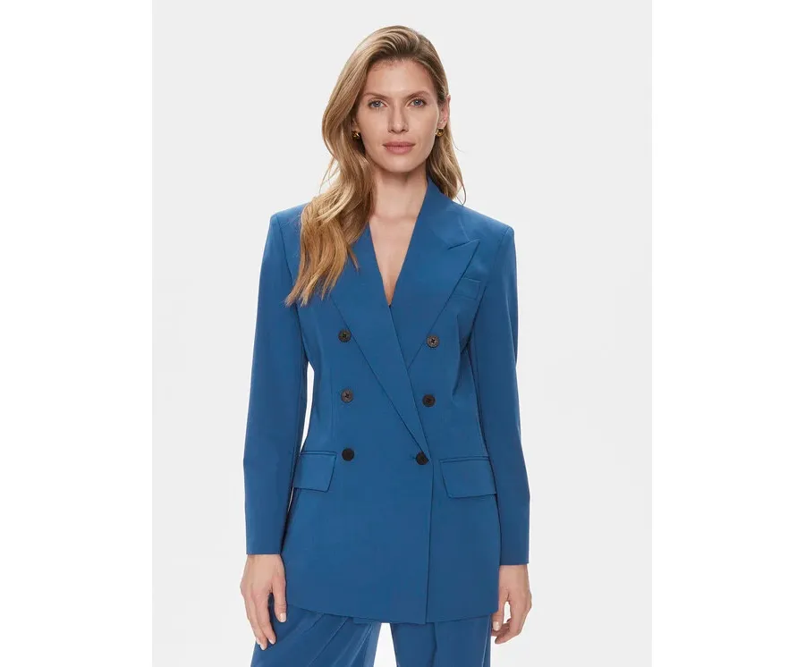 obrazek 1 Hugo Marynarka Amalisa 50501428 Niebieski Relaxed Fit HUGO