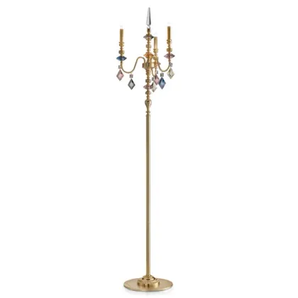 Picture Avant-garde living room lamp with crystals - Chic