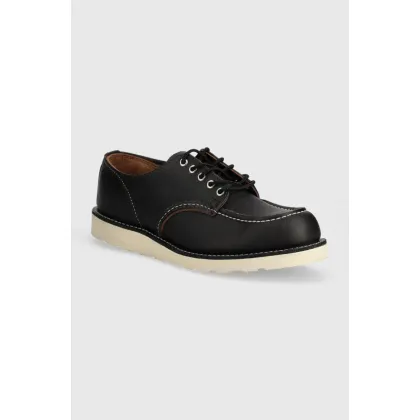 Zdjęcie Red Wing półbuty skórzane Shop Moc Oxford męskie kolor czarny 8090