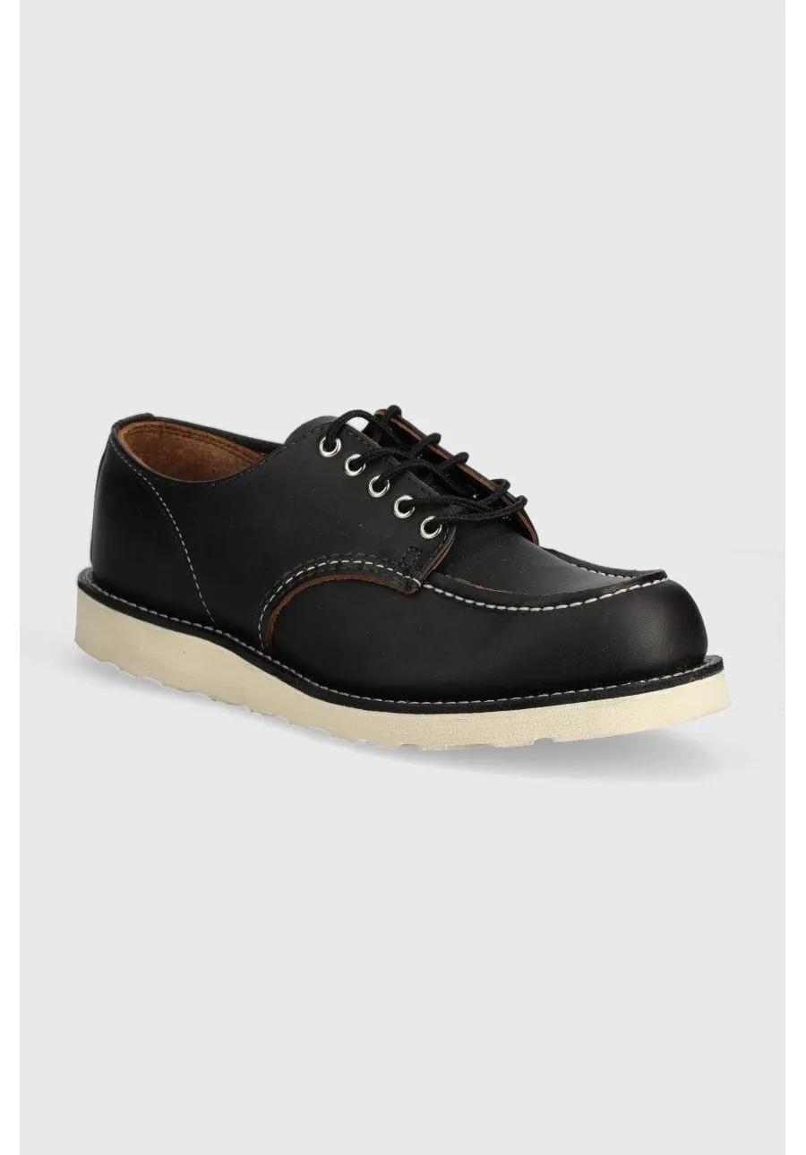 obrazek 1 Red Wing półbuty skórzane Shop Moc Oxford męskie kolor czarny 8090