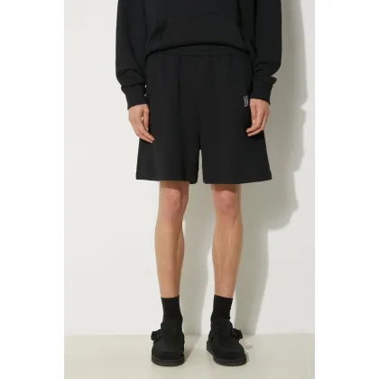 Zdjęcie Awake NY szorty bawełniane Awake Sweatshort kolor czarny melanżowe SP24-PA006
