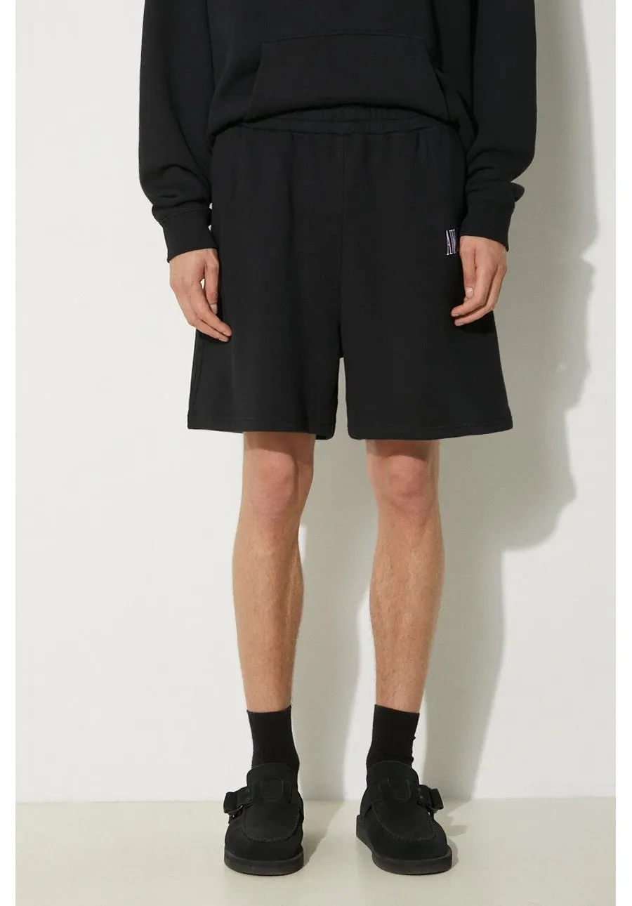 obrazek 1 Awake NY szorty bawełniane Awake Sweatshort kolor czarny melanżowe SP24-PA006
