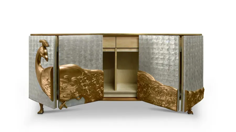 picture 4 Unique golden chest of drawers
