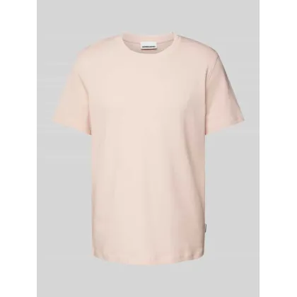 Zdjęcie T-shirt z prążkowanym, okrągłym dekoltem model ‘MAARKOS’