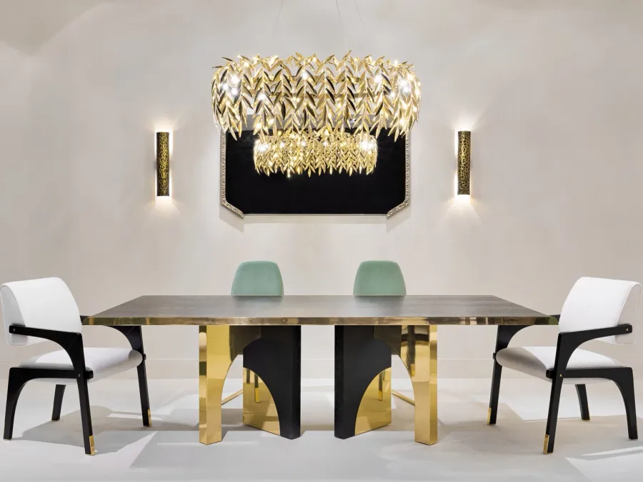 obrazek 4 Luksusowe nowoczesne lustro prostokątne inspirowane portugalskimi drzewami - Insidherland