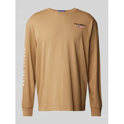 Zdjęcie Bluzka z długim rękawem z wyhaftowanym logo