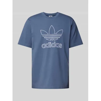 Zdjęcie T-shirt z wyhaftowanym logo i okrągłym dekoltem