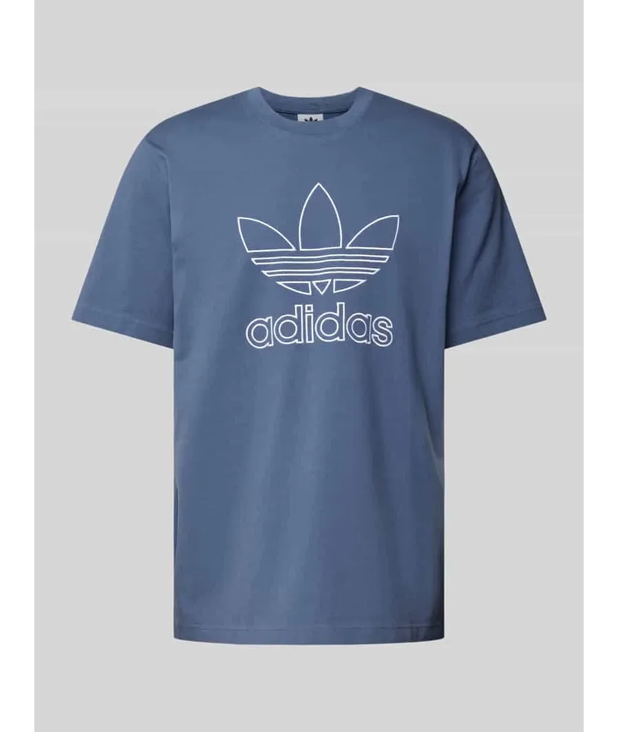 obrazek 1 T-shirt z wyhaftowanym logo i okrągłym dekoltem