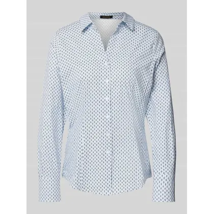 Zdjęcie Bluzka o kroju regular fit z kołnierzem z połami