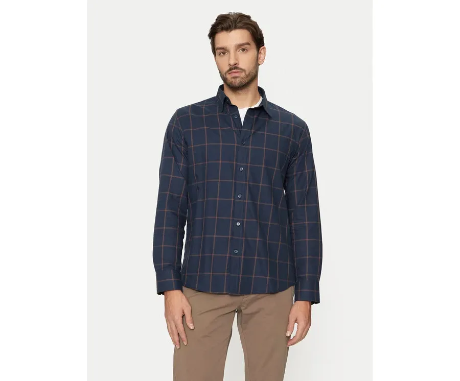 obrazek 1 Selected Homme Koszula 16096092 Granatowy Regular Fit