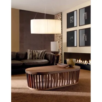 Zdjęcie Oryginalny stolik kawowy 140x70cm z litego orzecha - Ulivi Salotti