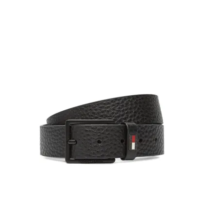 Zdjęcie Tommy Jeans Pasek Męski Tjm Elevated Flag Leather 3.5 AM0AM13418 Czarny
