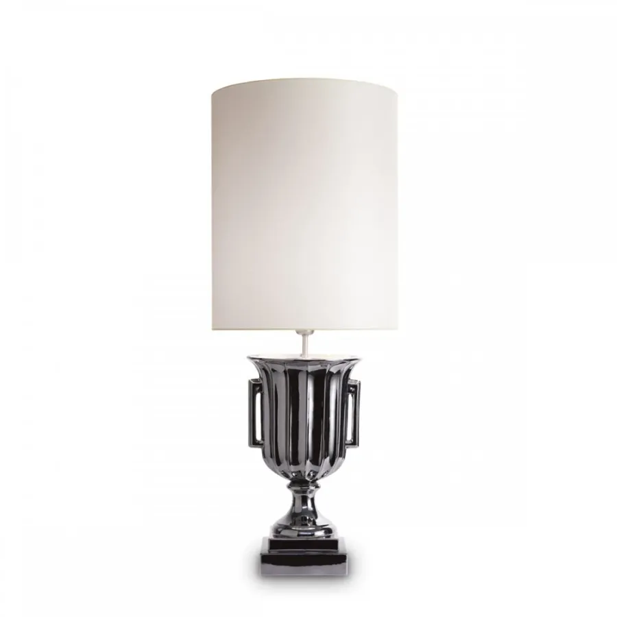 obrazek 1 Wyjątkowa lampa ceramiczna H.46xL.26xP.26 cm