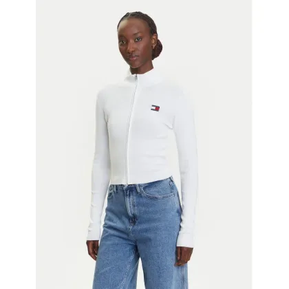Zdjęcie Tommy Jeans Kardigan DW0DW20967 Biały Slim Fit