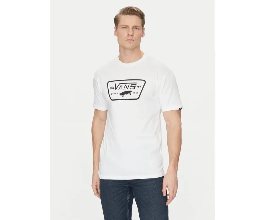 obrazek 1 Vans T-Shirt Full Patch VN000QN8YB21 Biały Classic Fit