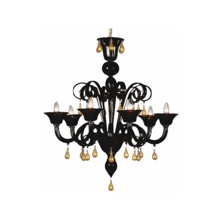 Zdjęcie Designerski żyrandol Prokofiev ze szkła weneckiego