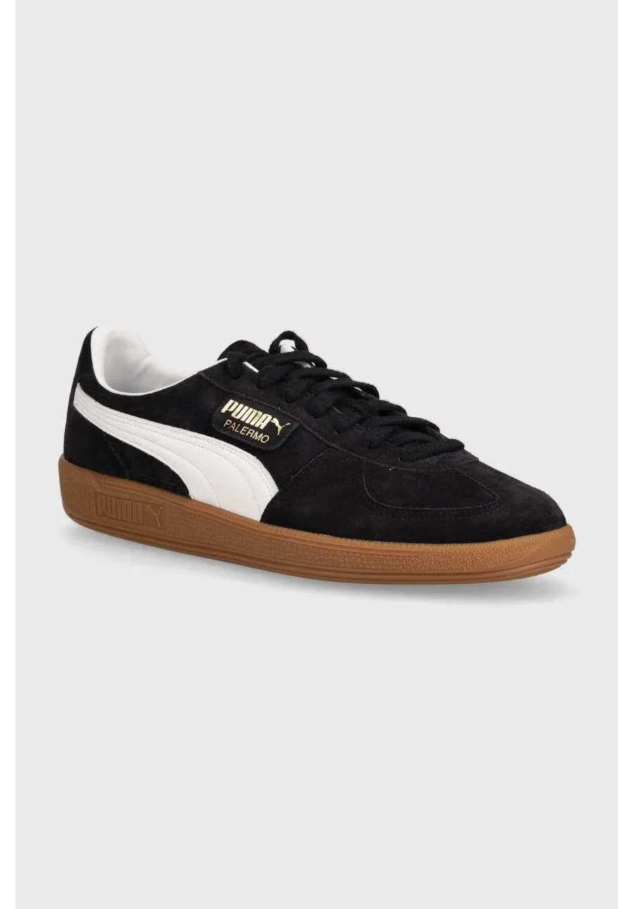 obrazek 1 Puma sneakersy zamszowe Palermo Cobalt Glaze kolor czarny 396463