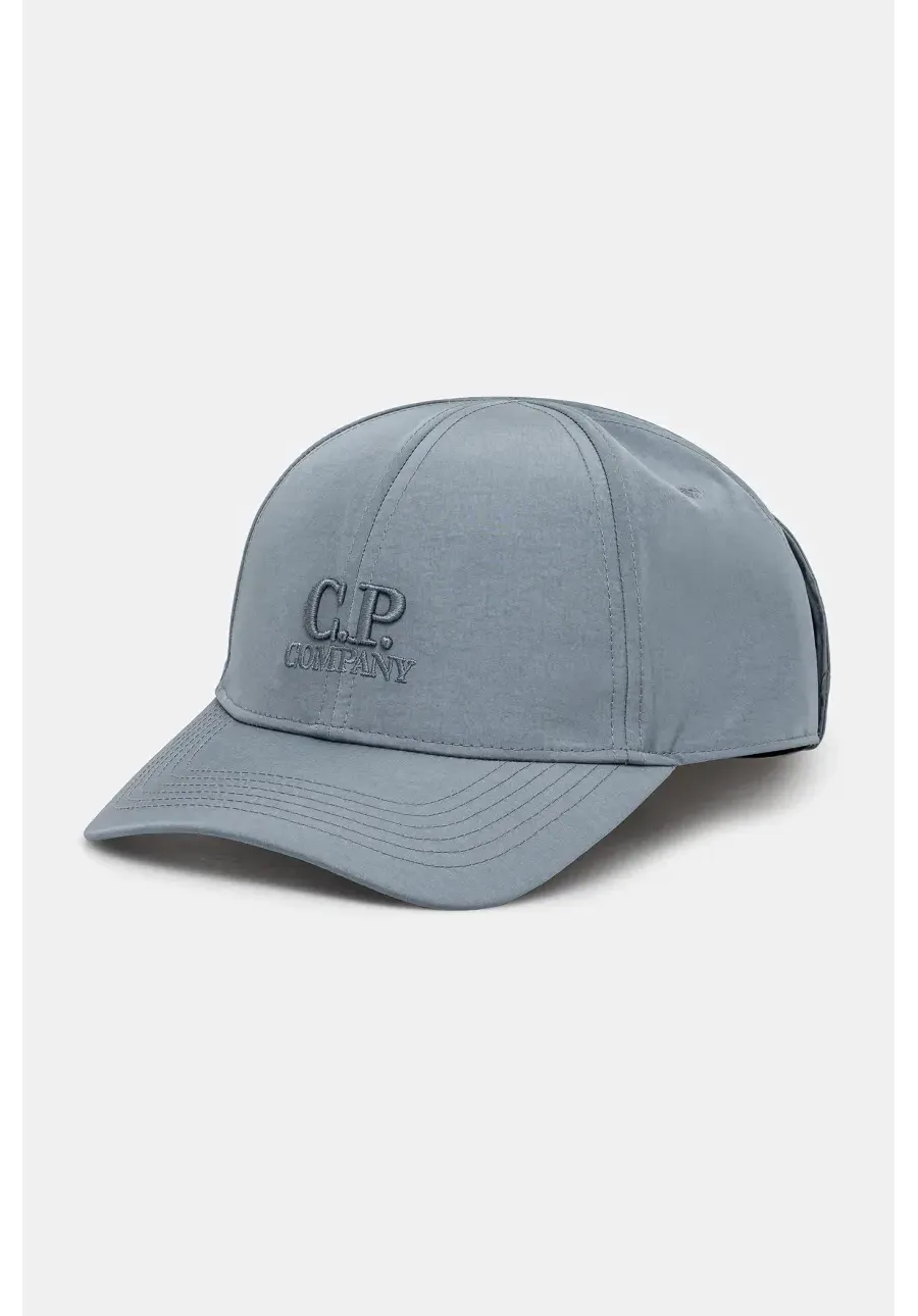 obrazek 1 C.P. Company czapka z daszkiem kolor niebieski z aplikacją 18CMAC146A005904A