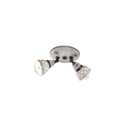 Zdjęcie Luksusowa podwójna lampa sufitowa-plafoniera w stylu klasycznym