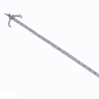 Zdjęcie Cudowna damska bransoletka tenisowa 18 cm