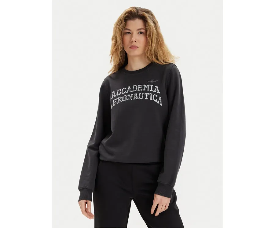 obrazek 1 Aeronautica Militare Bluza 241FE1861DF511 Szary Regular Fit