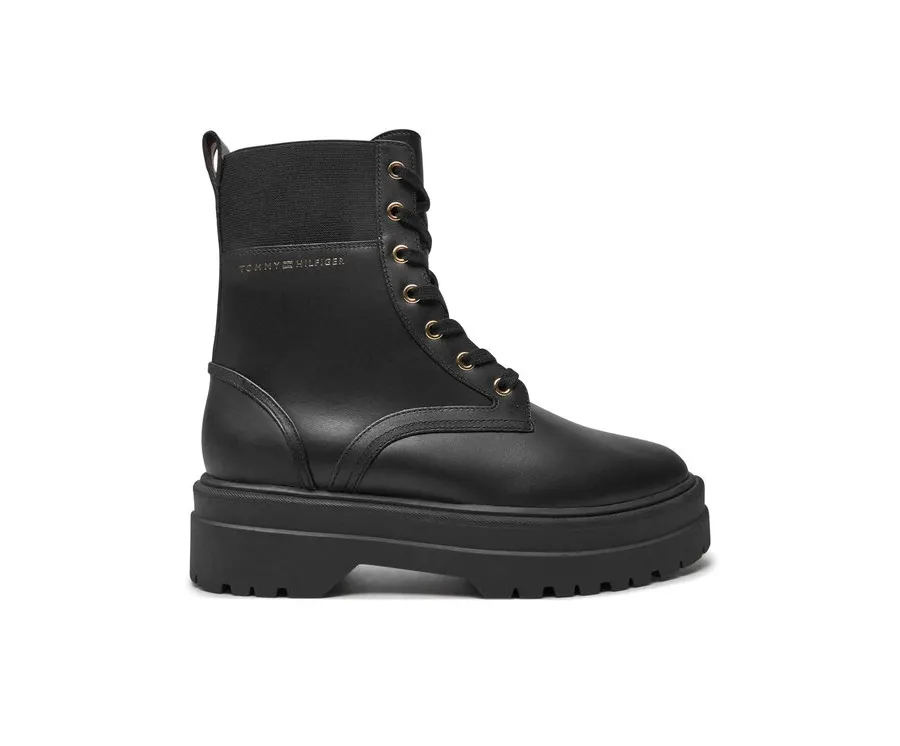 obrazek 1 Tommy Hilfiger Trapery FW0FW08440 Czarny