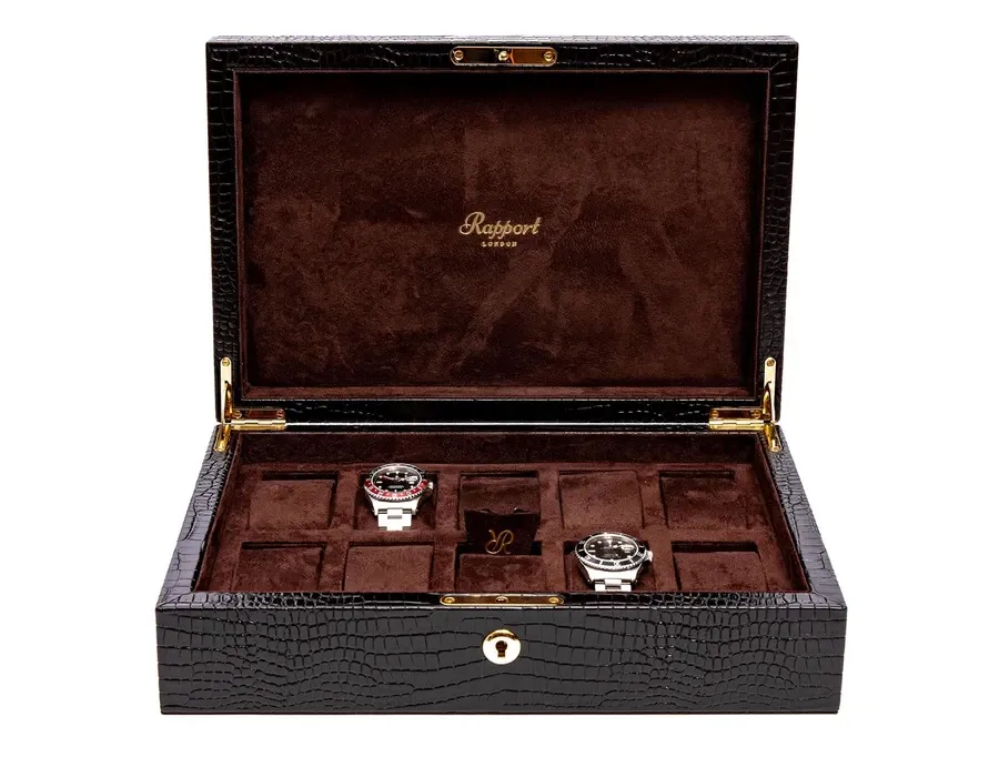 obrazek 1 Brązowy Collector Box L265 na 10 zegarków - na upominek!