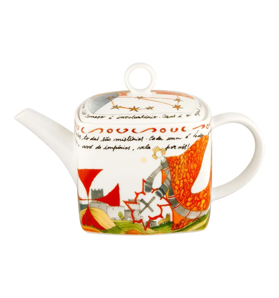 picture 1 Luxurious porcelain tea pot from the Vimaranes collection - Vista Alegre