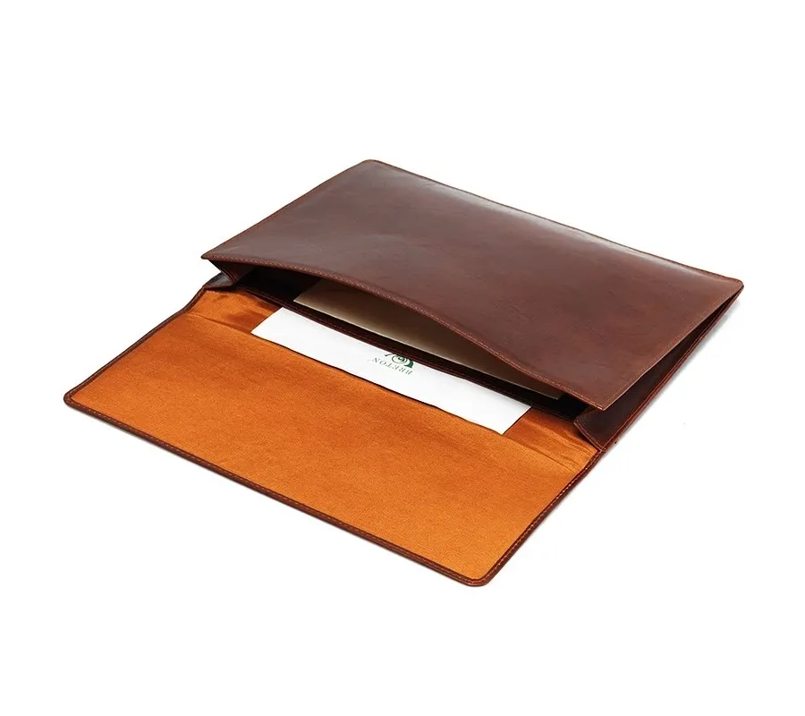 picture 1 Handy document bag - leather! - Absolute Breton