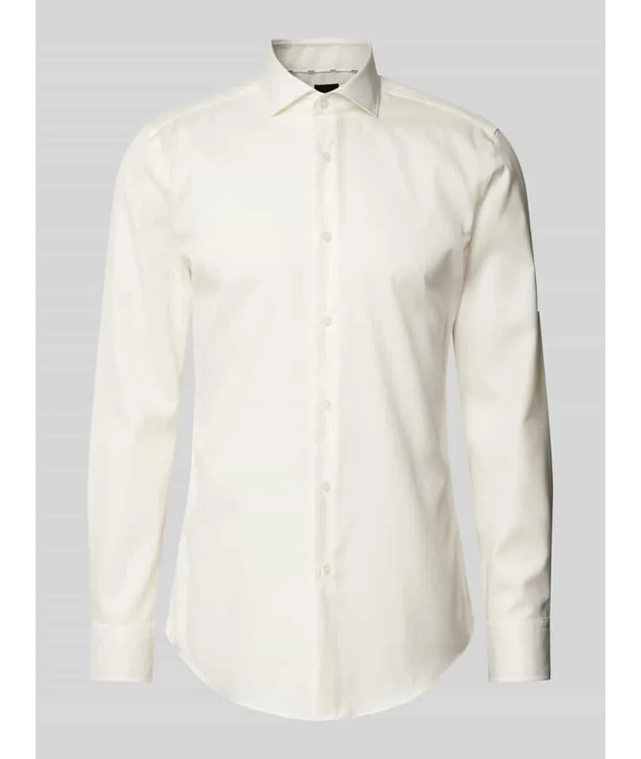 obrazek 1 Koszula biznesowa o kroju slim fit z drobnego twillu