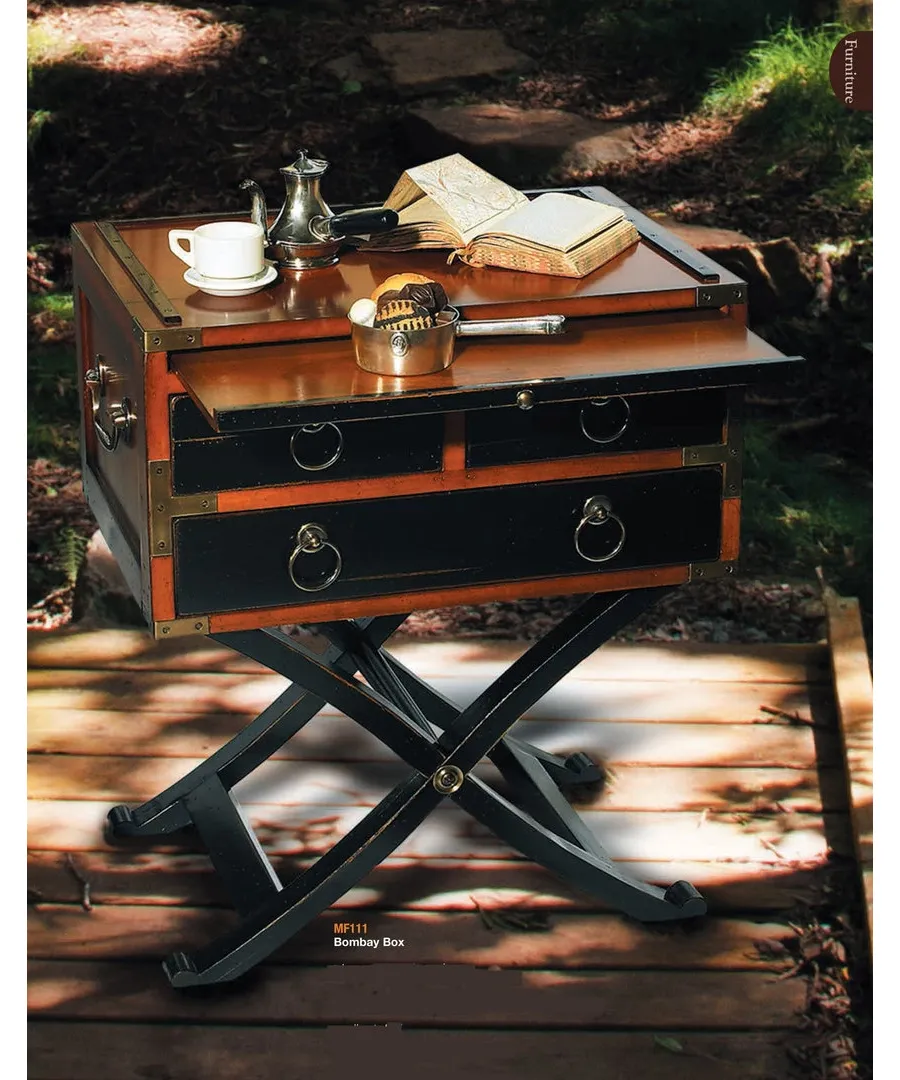 obrazek 2 Wyjątkowy stolik drewniany "Bombay Box" - Authentic Models