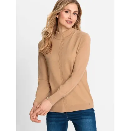 Zdjęcie Olsen Sweter Eva 11003582 Beżowy Shaped Fit