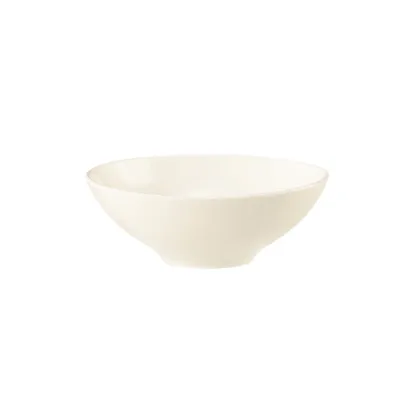 Zdjęcie Luksusowa porcelanowa okrągła miska deserowa 14,5 cm w kolorze kremowym - Seltmann Weiden